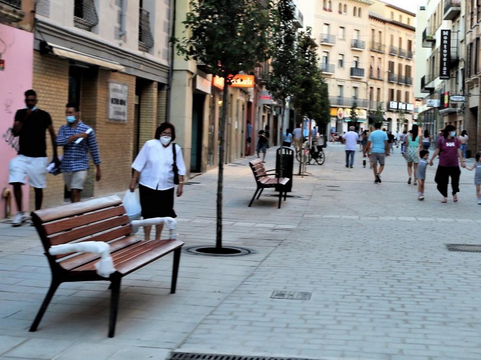 Las obras del Coso Bajo de Huesca, a punto de entrega definitiva