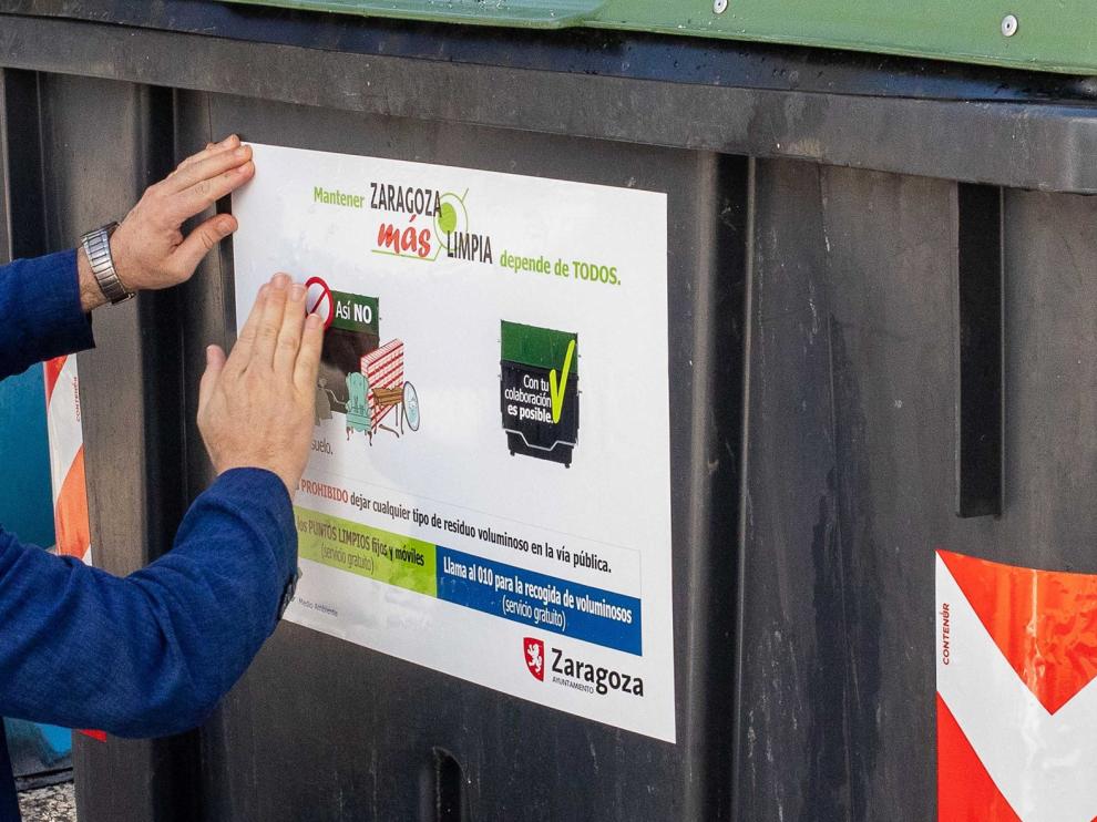 Campaña contra la acumulación de basura en Zaragoza