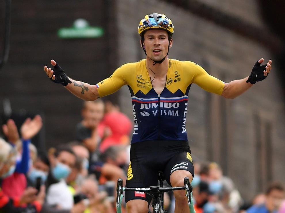 Roglic, más favorito para el Tour tras ganar y ponerse líder en Dauphiné