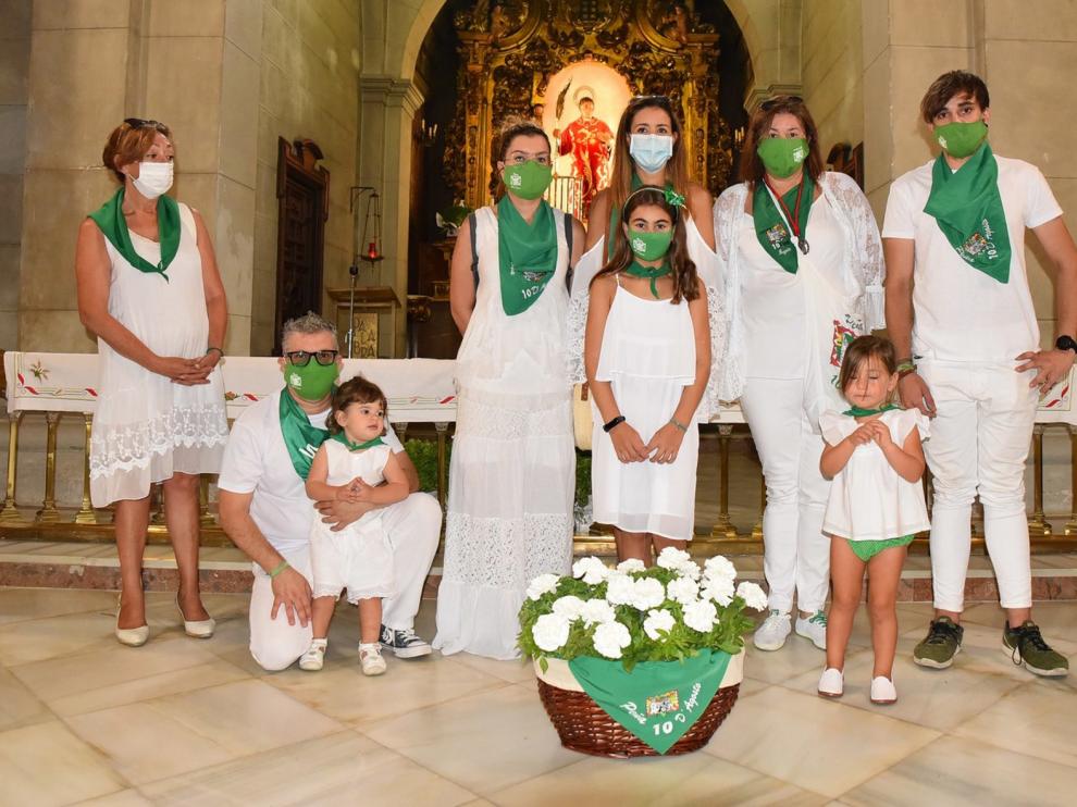 Primer año sin ofrenda de flores y frutos al patrón oscense