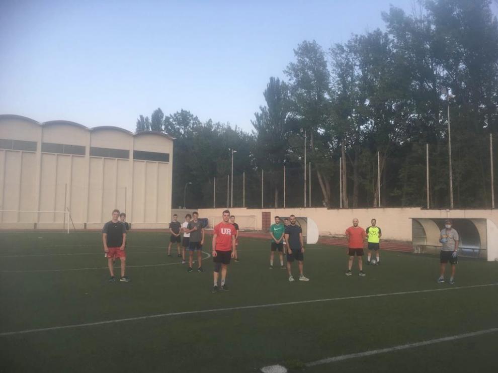 El Club Hielo Jaca comienza sus entrenamientos a nivel físico