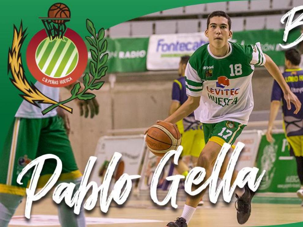 El canterano del Peñas Pablo Gella pasa a formar parte del primer equipo