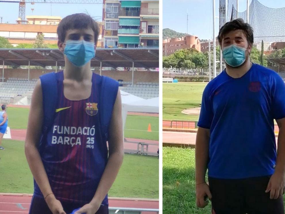 Juan y Javier Díaz, brillantes con el martillo en el Criterium de Gavá