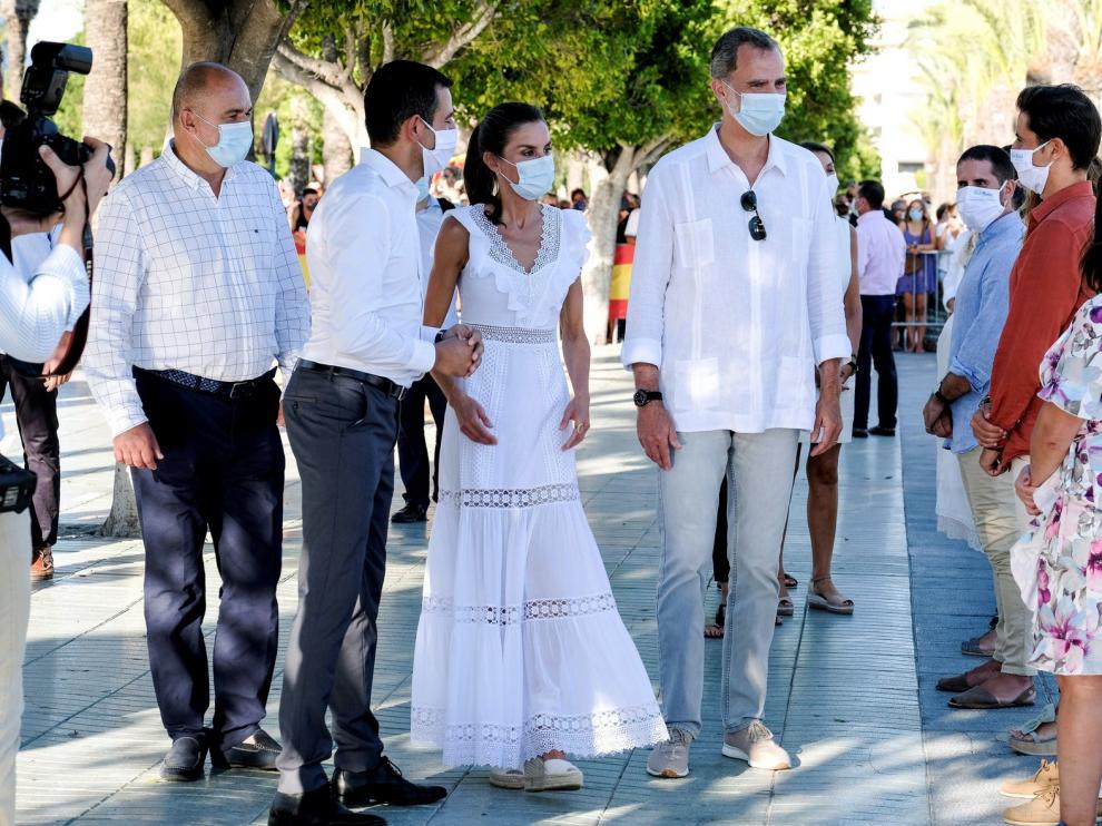 Ibiza ofrece una cálida despedida a los Reyes de Baleares