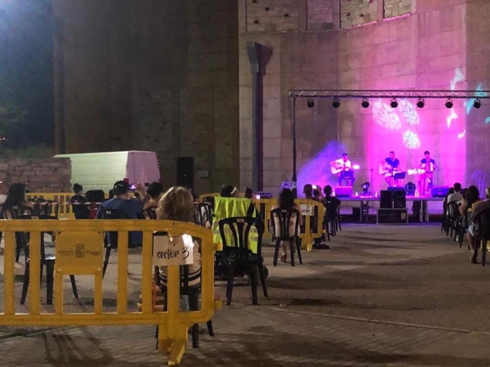 El grupo zaragozano Erizo actúa en El Castell de Fraga