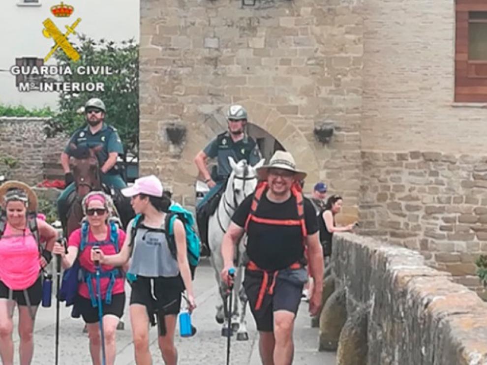 La Guardia Civil amplía a todas la rutas jacobeas la protección a peregrinos