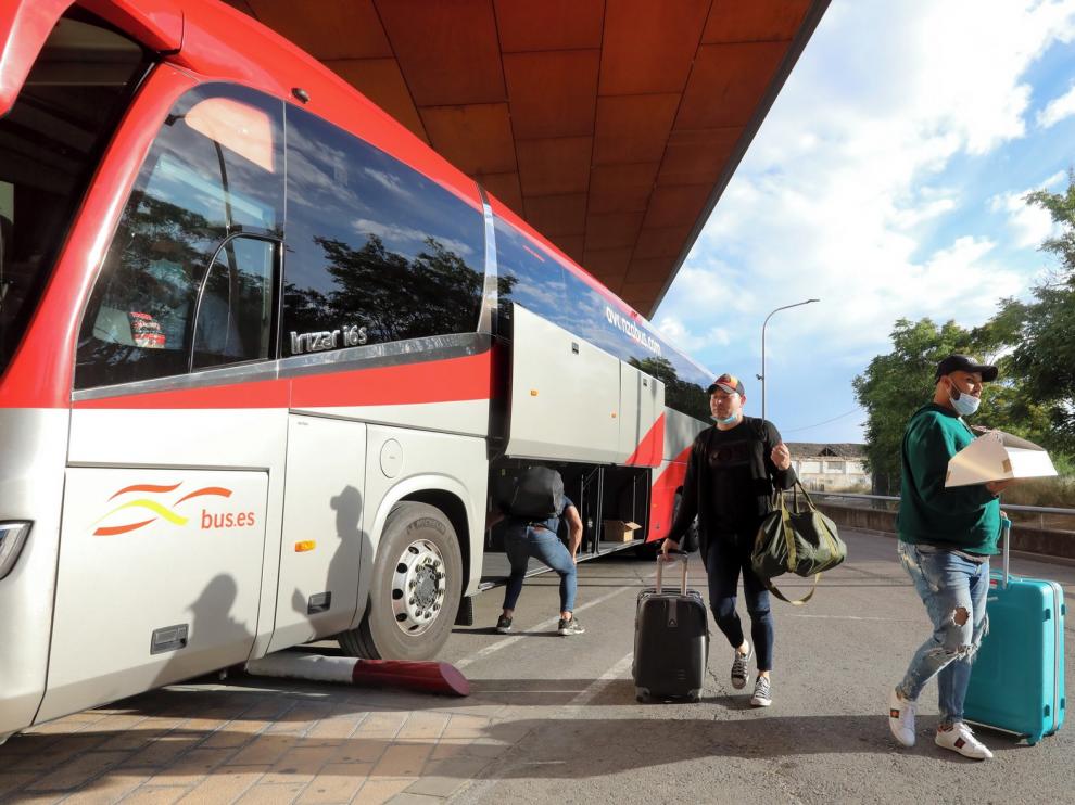 Caída de viajeros de más del 60 % en los autobuses
