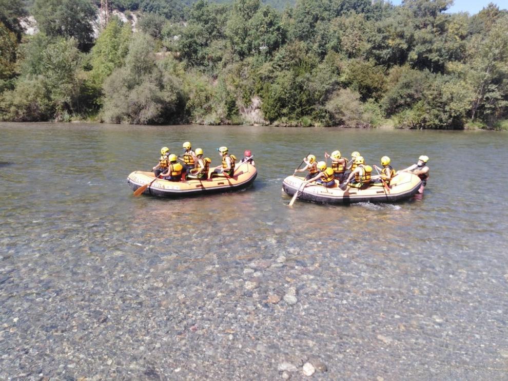 Más trabajo del esperado en las aguas del Ésera y Barasona