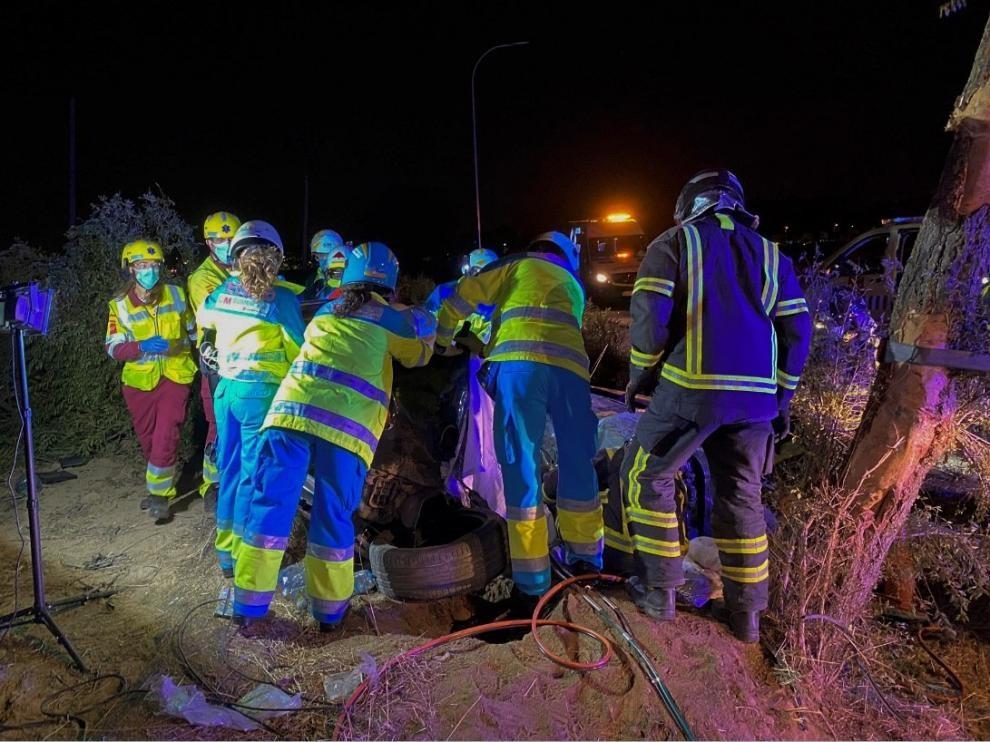 Buscan a los dos hombres fugados en el accidente mortal de Móstoles