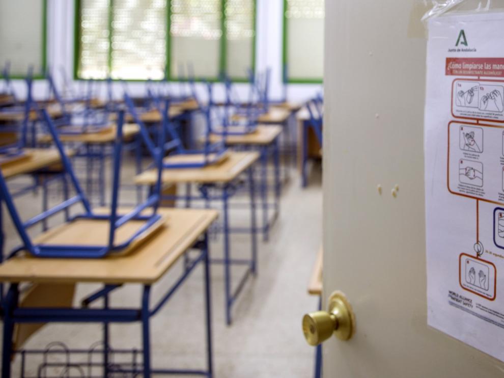 Cierran este lunes dos clases de Huesca y una de Tardienta a causa del coronavirus