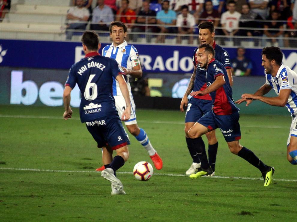 El Huesca jugará el sábado ante la Real Sociedad en San Sebastián