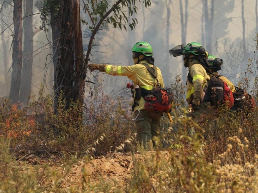 Estabilizado el incendio forestal de Huelva que ha afectado a 10.000 hectáreas