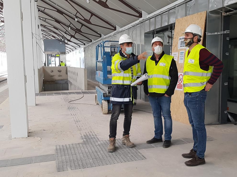 Comienzan las obras de urbanización en la explanada de la Estación Internacional de Canfranc
