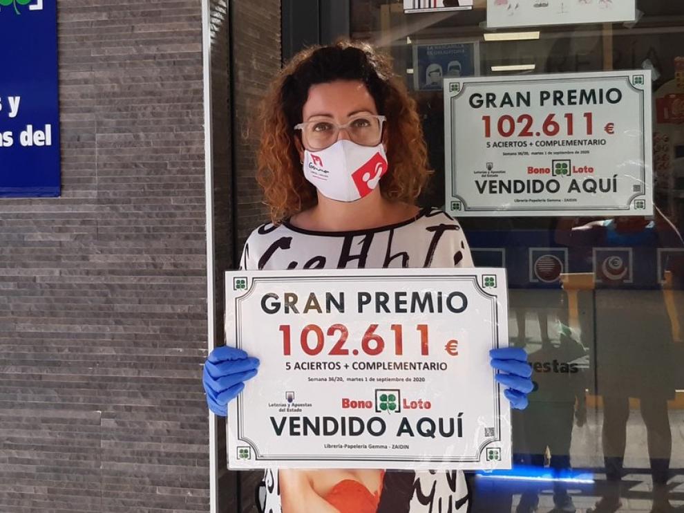 Sellan en Zaidín una bonoloto premiada con 102.611 euros