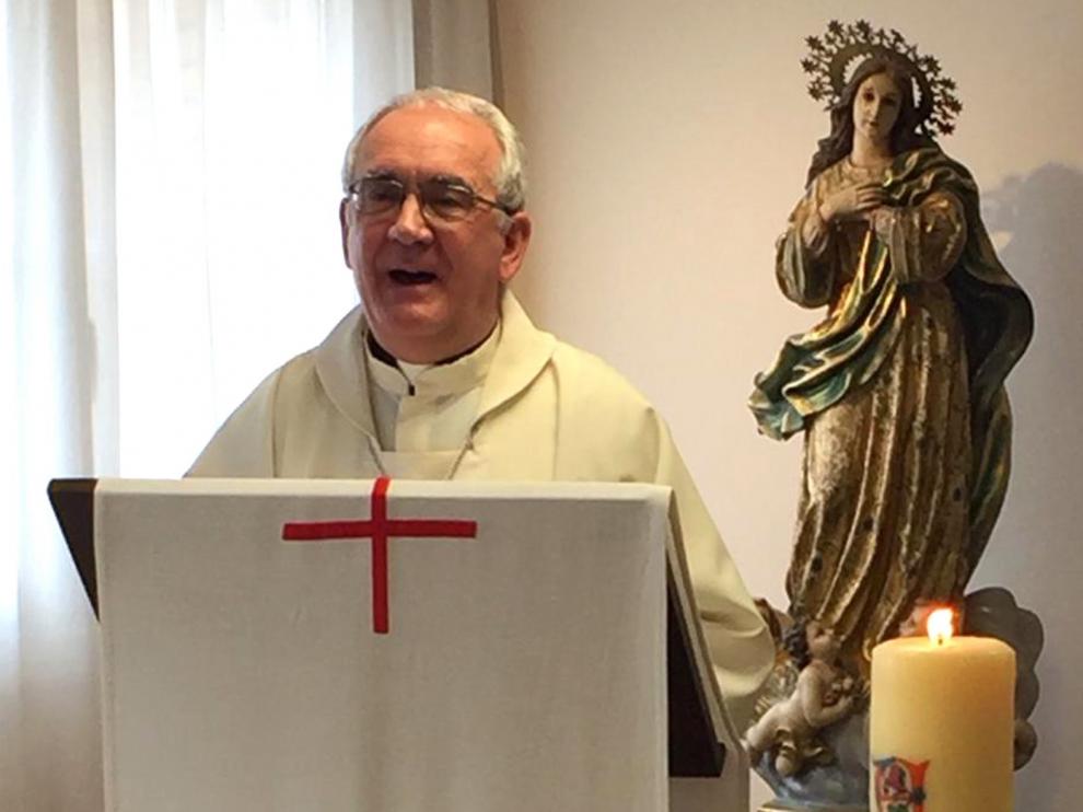 Monseñor Pérez oficia en Barbastro la misa crismal