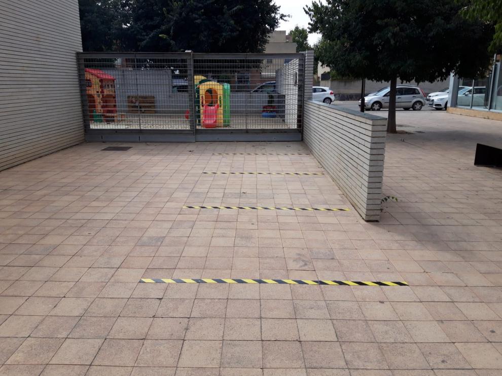 La Escuela de Educación Infantil Xiquets de Fraga se adapta para el inicio del curso