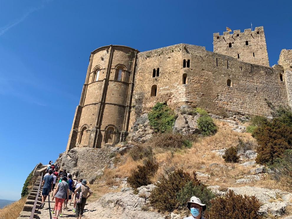 Las visitas al Castillo de Loarre bajan un 40 por ciento este verano