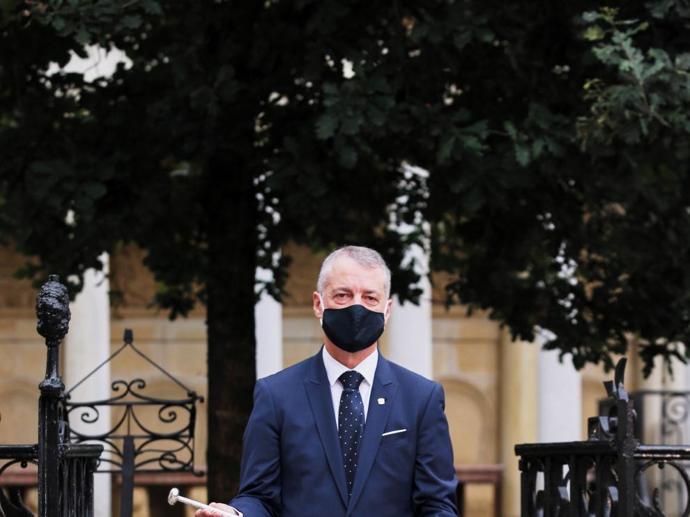 Urkullu jura su cargo en una ceremonia marcada por el coronavirus
