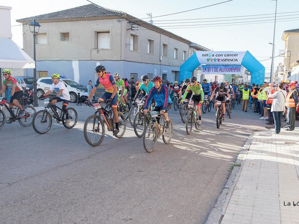La BTT de Aspanoa será virtual y con mascarillas de regalo