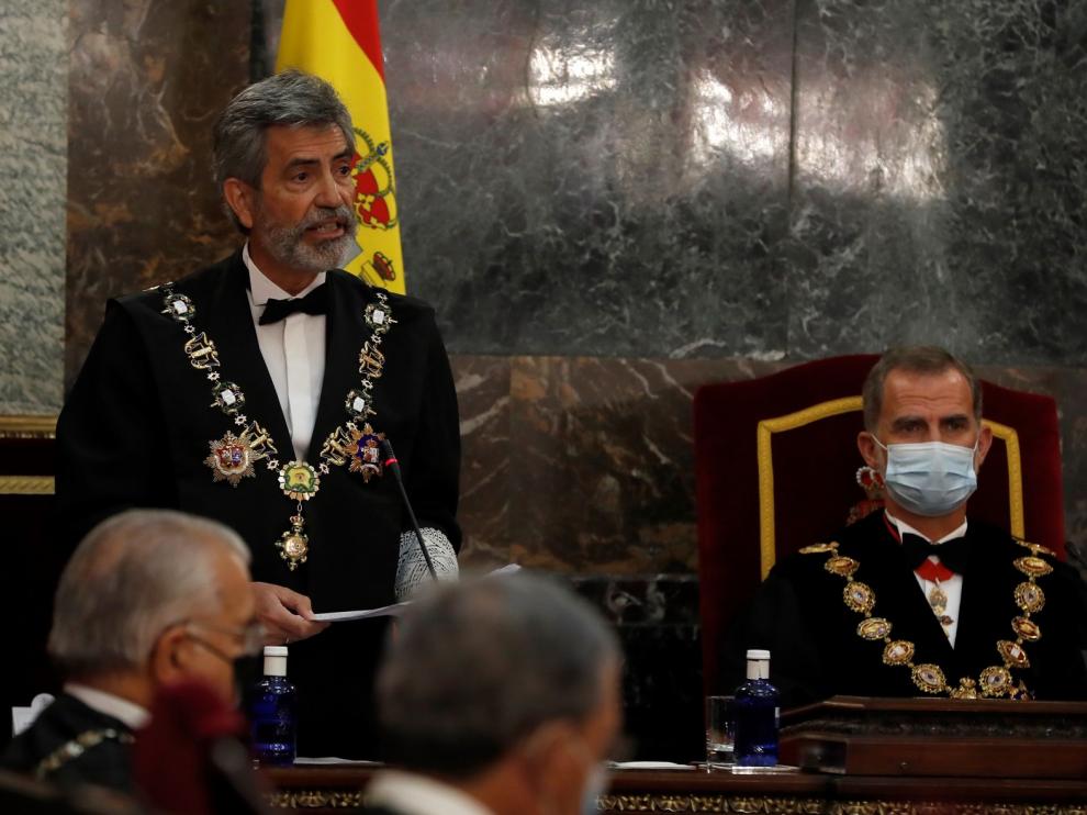 Lesmes reprende a los partidos por bloquear el Consejo General del Poder Judicial y pide una renovación