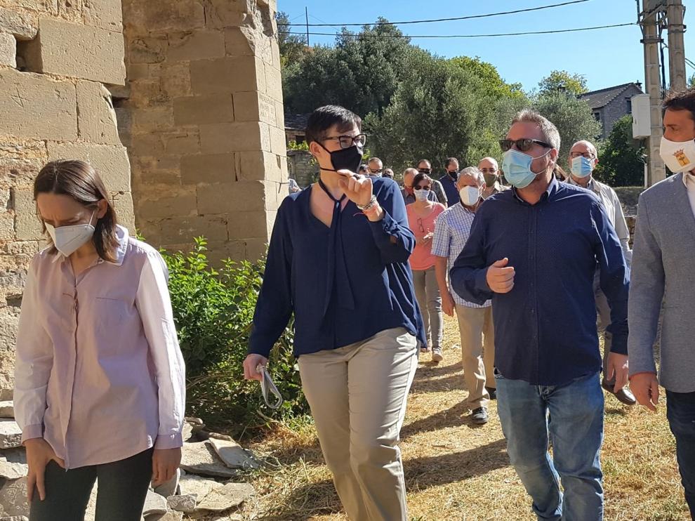 Finaliza la primera fase para la consolidación de la iglesia de Castejón de Sobrarbe