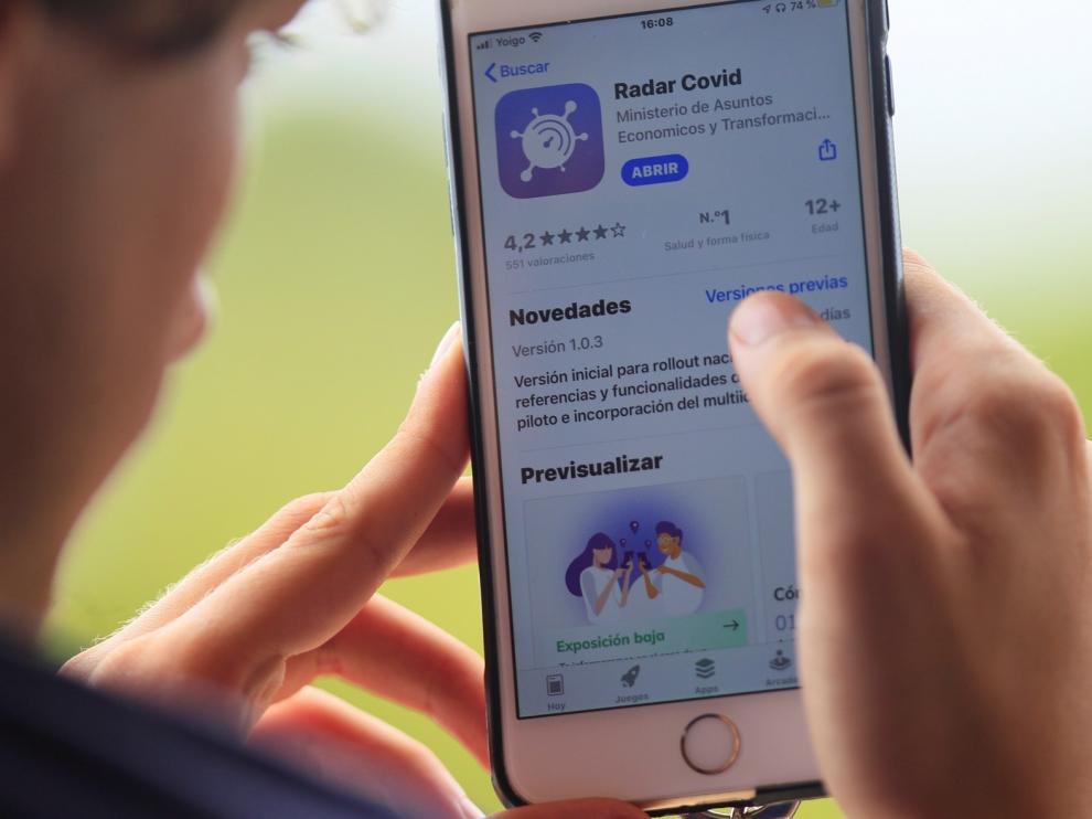 La aplicación Radar Covid llegará a la provincia de Huesca el día 21
