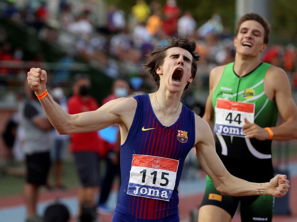 Christian Iguacel, bronce y récord de Aragón