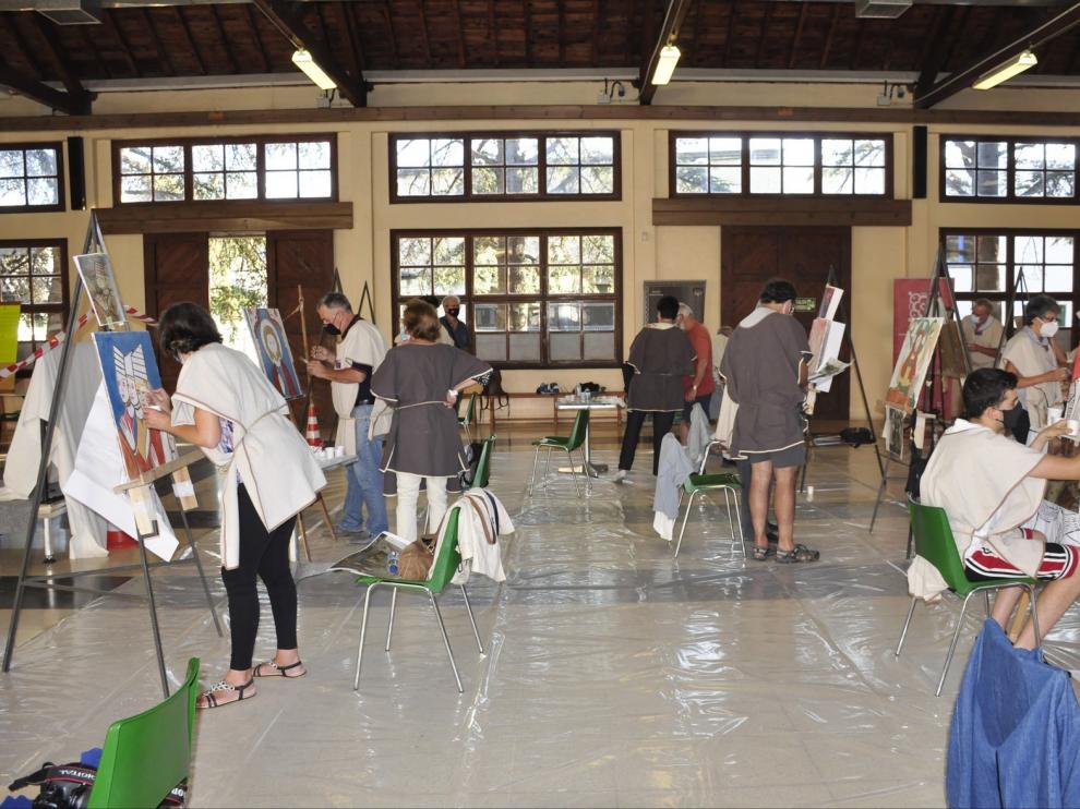 El Taller de Pintura de Jaca supera la prueba de la covid-19
