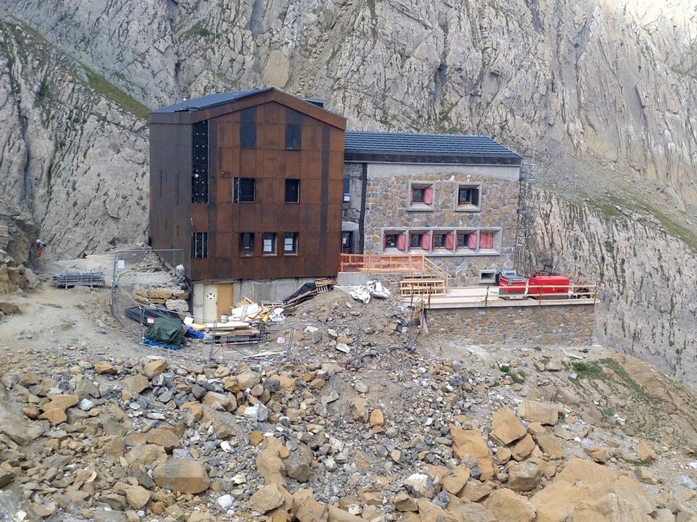 Cerrado por obras el refugio de Sarradets
