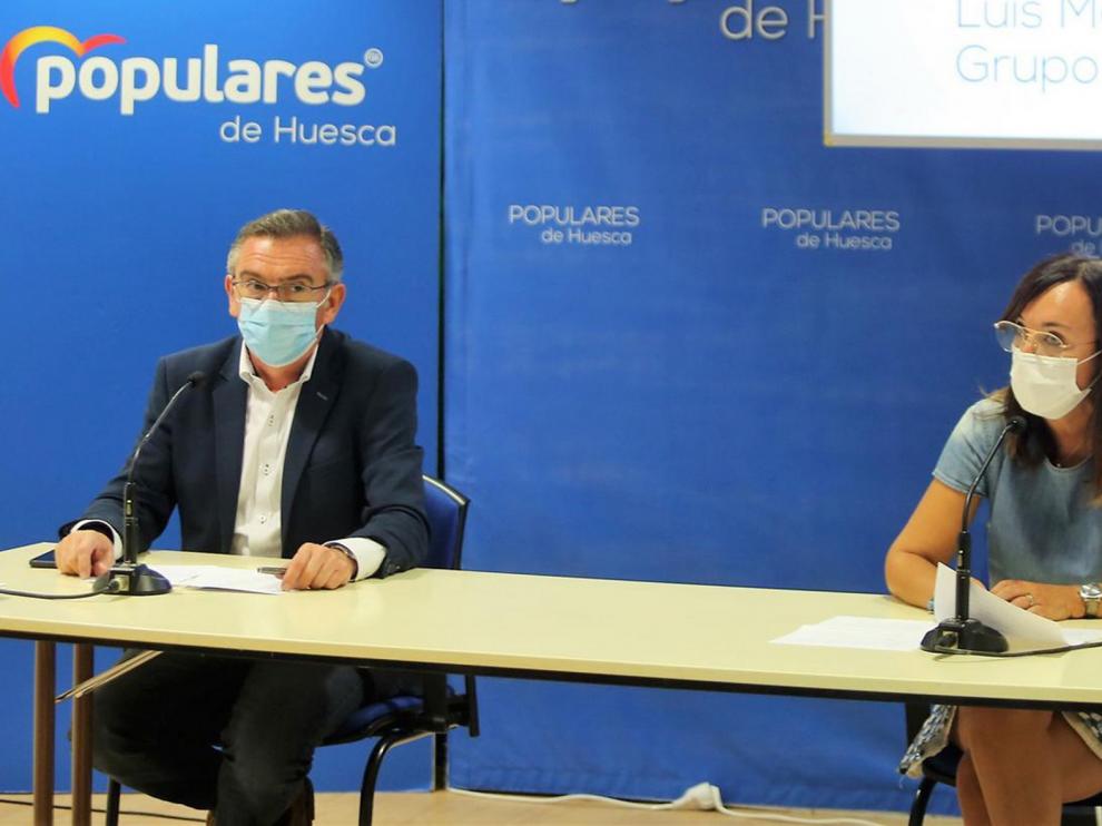 El PP de Huesca y el de Aragón critican los "retrasos imperdonables" del Gobierno aragonés y el central