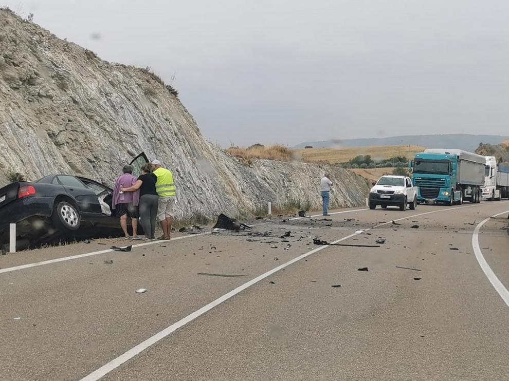Muere un vecino de Peralta e Alcofea en un accidente de tráfico en la A-1226 entre Berbegal y Fornillos