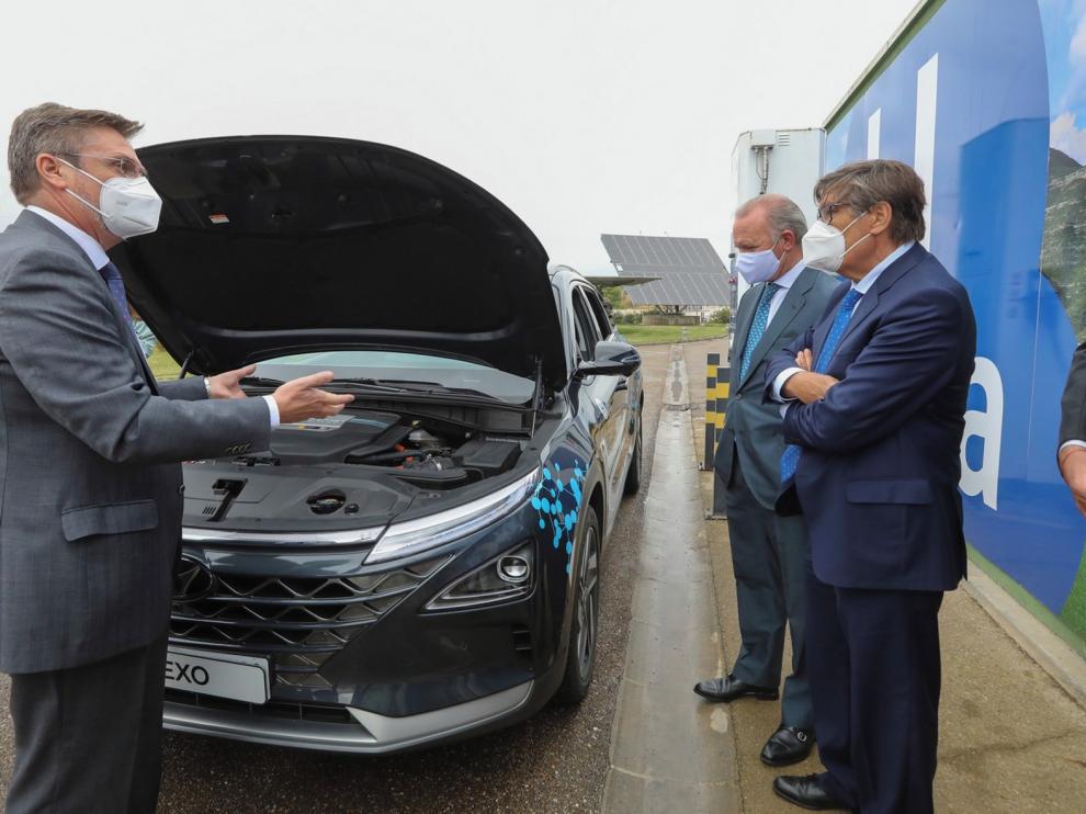 Walqa recibe el primer coche de hidrógeno matriculado en España