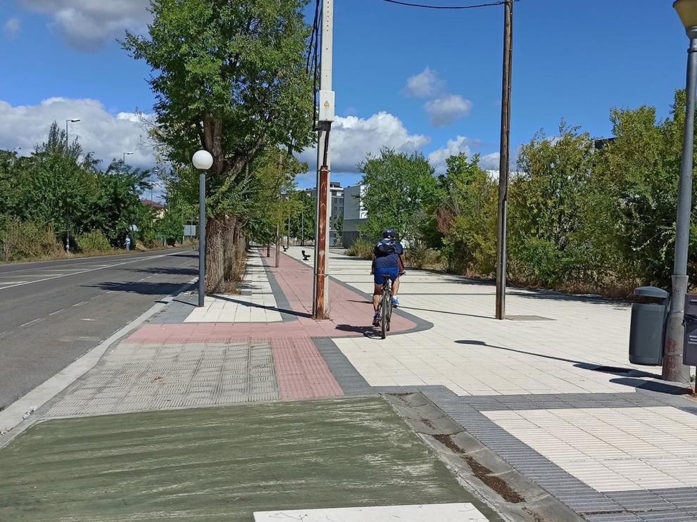 ¿Dónde está el tramo de carril bici que falta?