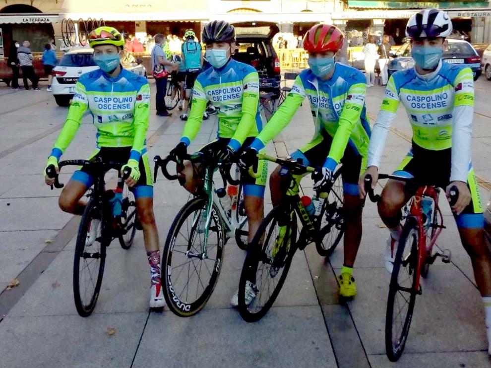 Doble quinto puesto en Estella de los equipos del CC Oscense