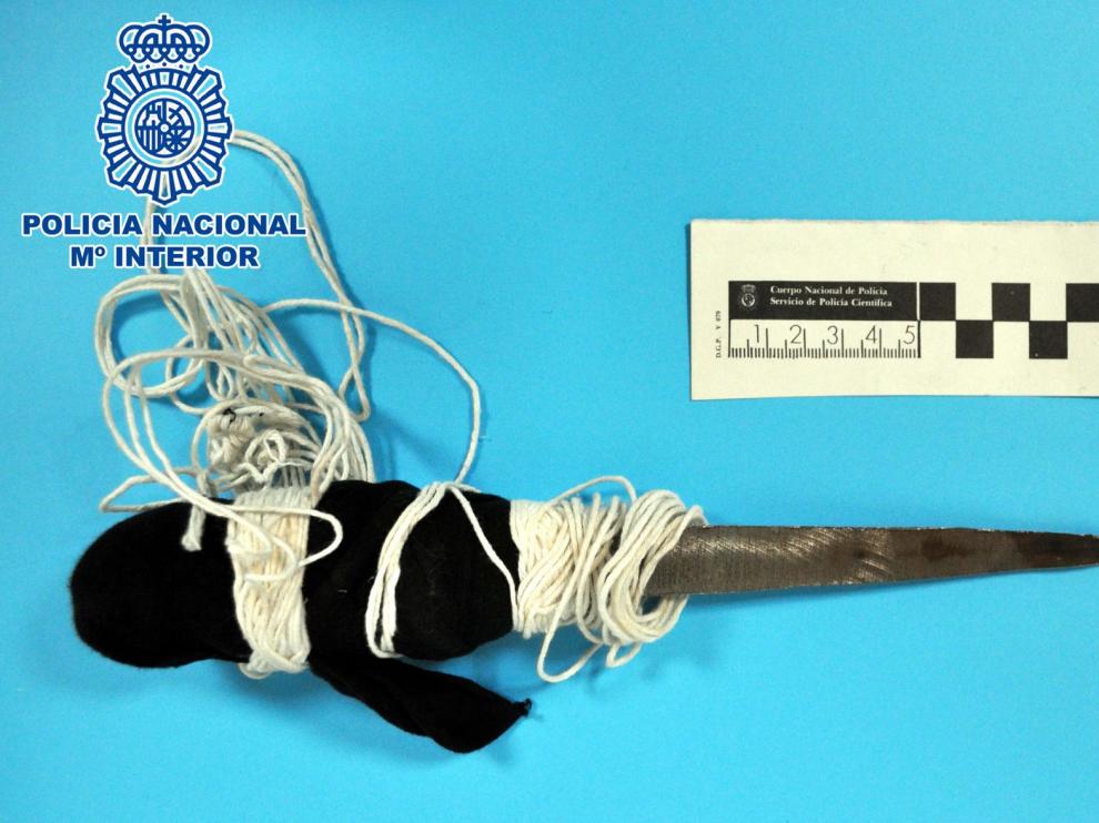 La Policía Nacional detiene en Huesca a un delincuente habitual tras un robo con arma blanca