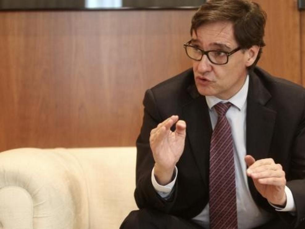 Salvador Illa: "Es momento de actuar con determinación y tomar el control para doblegar la curva"