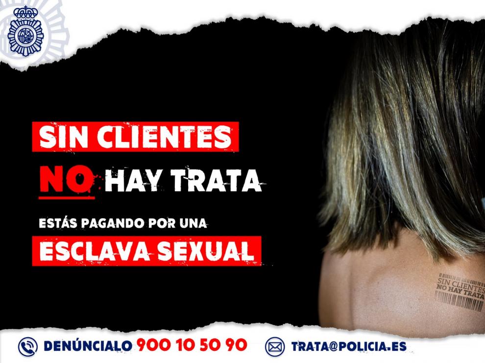 La Policía Nacional lanza un vídeo dirigido al consumidor de prostitución: "Si eres cliente, pagas su esclavitud"