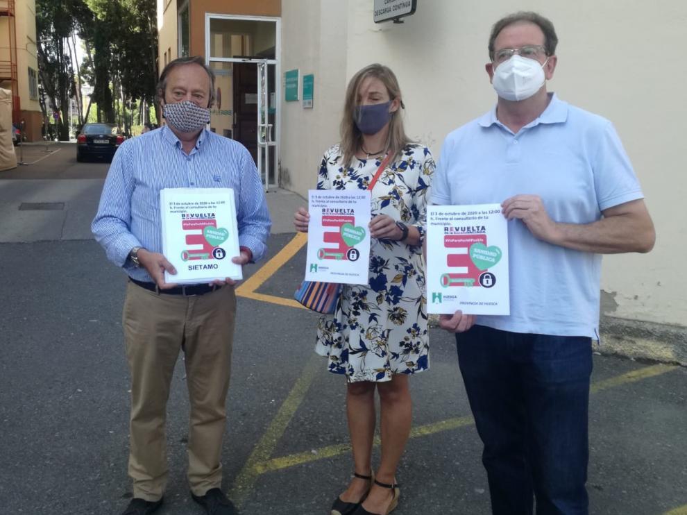 Huesca Suena convoca a un paro de cinco minutos en apoyo de la Sanidad Pública rural