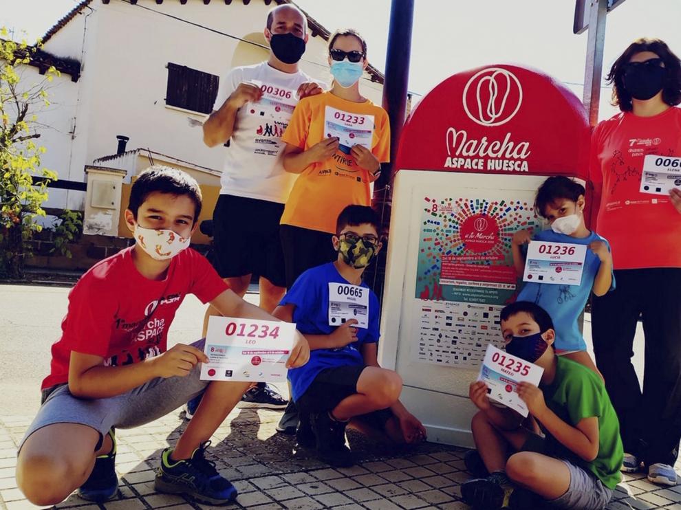 La 8ª Marcha Aspace Huesca alcanza los 2.000 inscritos con nuevos apoyos y el reto #18XASPACEHUESCA