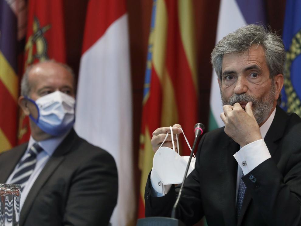 Lesmes: "El Rey expresa el apoyo a los jueces en defensa de la Constitución"