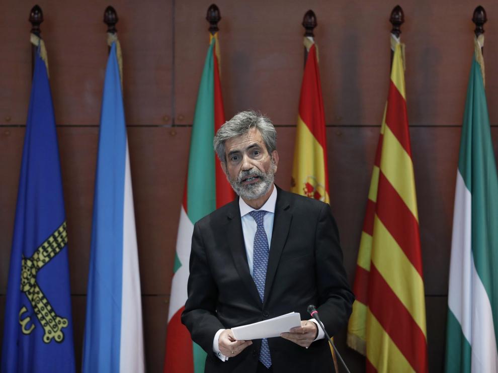 El Ministerio de Justicia pidió sin éxito a Lesmes aplazar el acto en Barcelona con el rey
