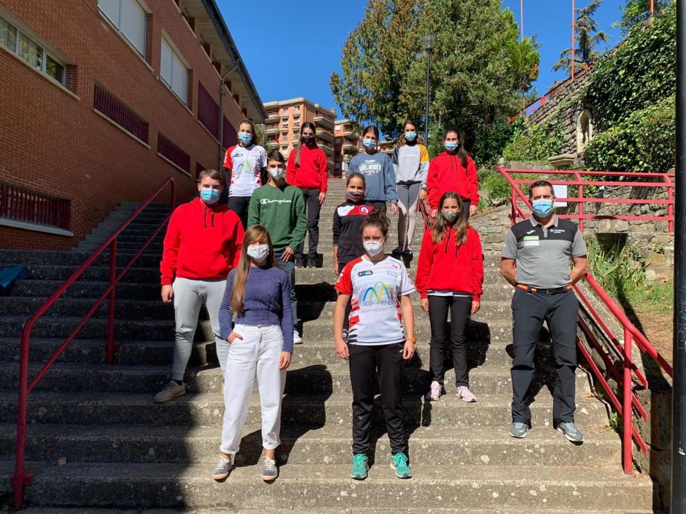 Stage de la FEDH en Jaca con once participantes altoaragoneses