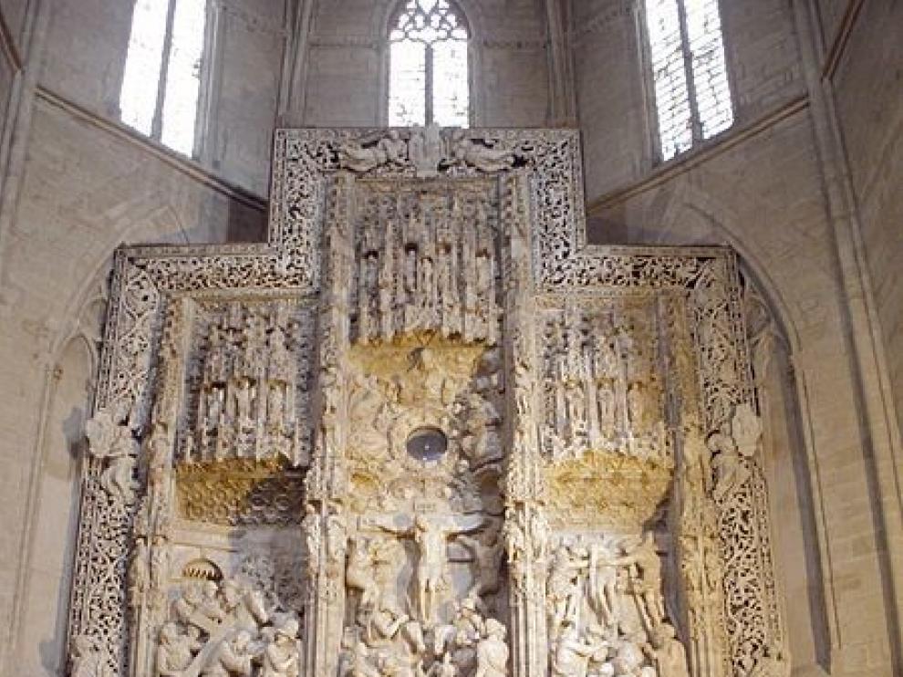La seo oscense celebra 500 años de la firma de su retablo mayor