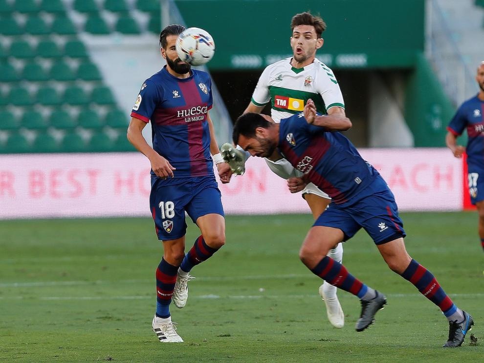 Partido disputado entre el Elche CF la SD Huesca