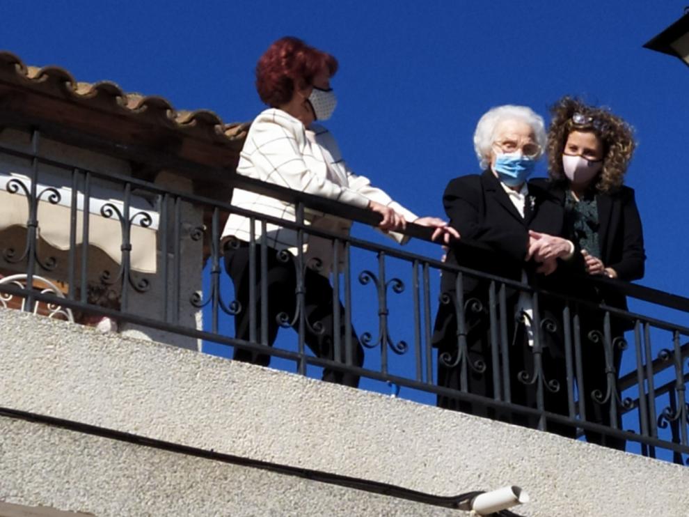 Josefa Navarro celebra sus 100 años en Torrente de Cinca
