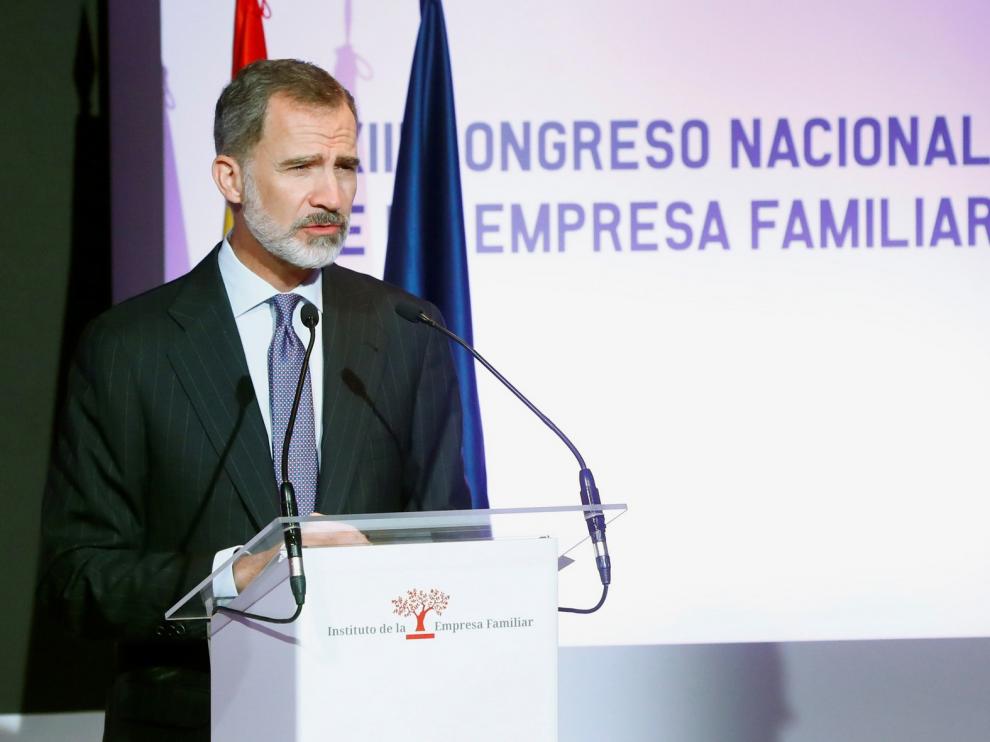 El rey Felipe VI pide no caer en el "pesimismo" y "unir fuerzas"