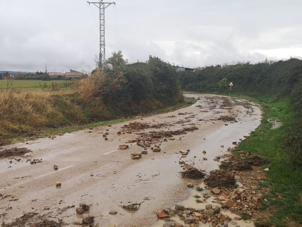 Los Afectados por la Restitución de Montearagón piden atender los "requerimientos básicos" de los vecinos tras las últimas lluvias
