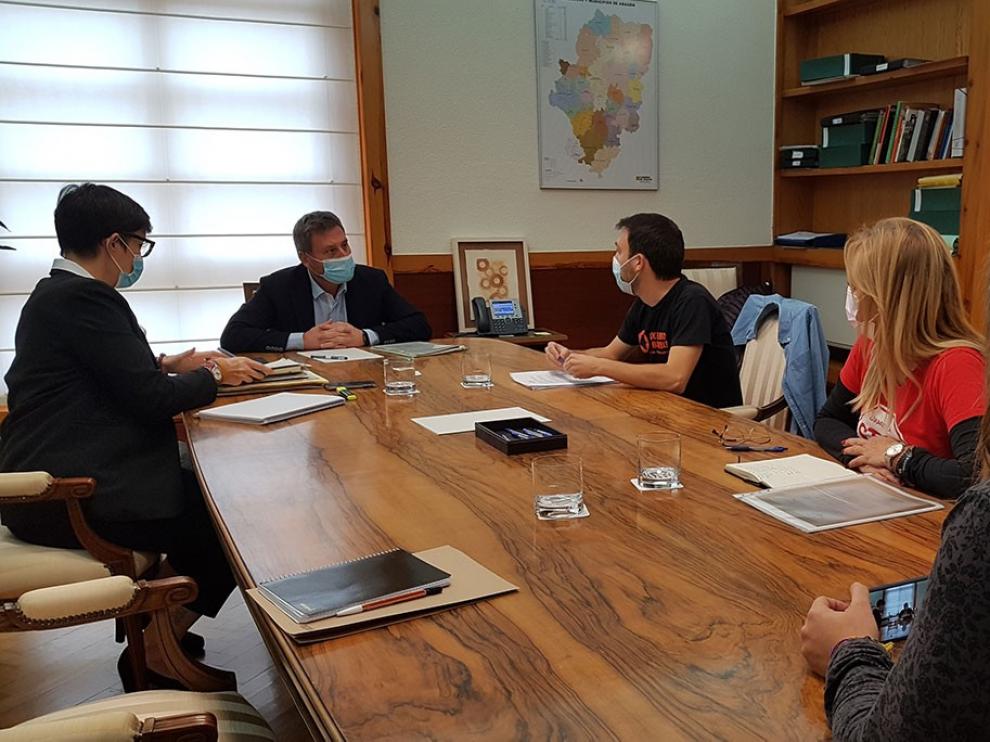Los grupos antidesahucios critican la inacción del Ayuntamiento de Huesca y el Gobierno de Aragón
