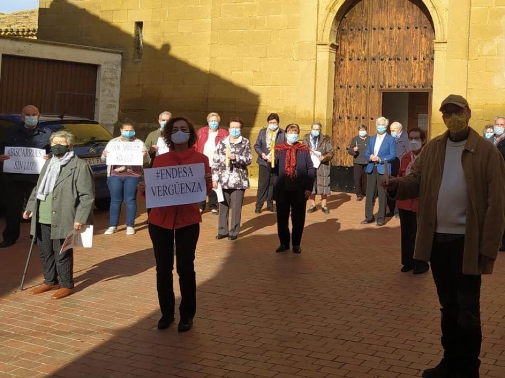 CHA traslada al Senado el malestar por los cortes de luz en Biscarrués