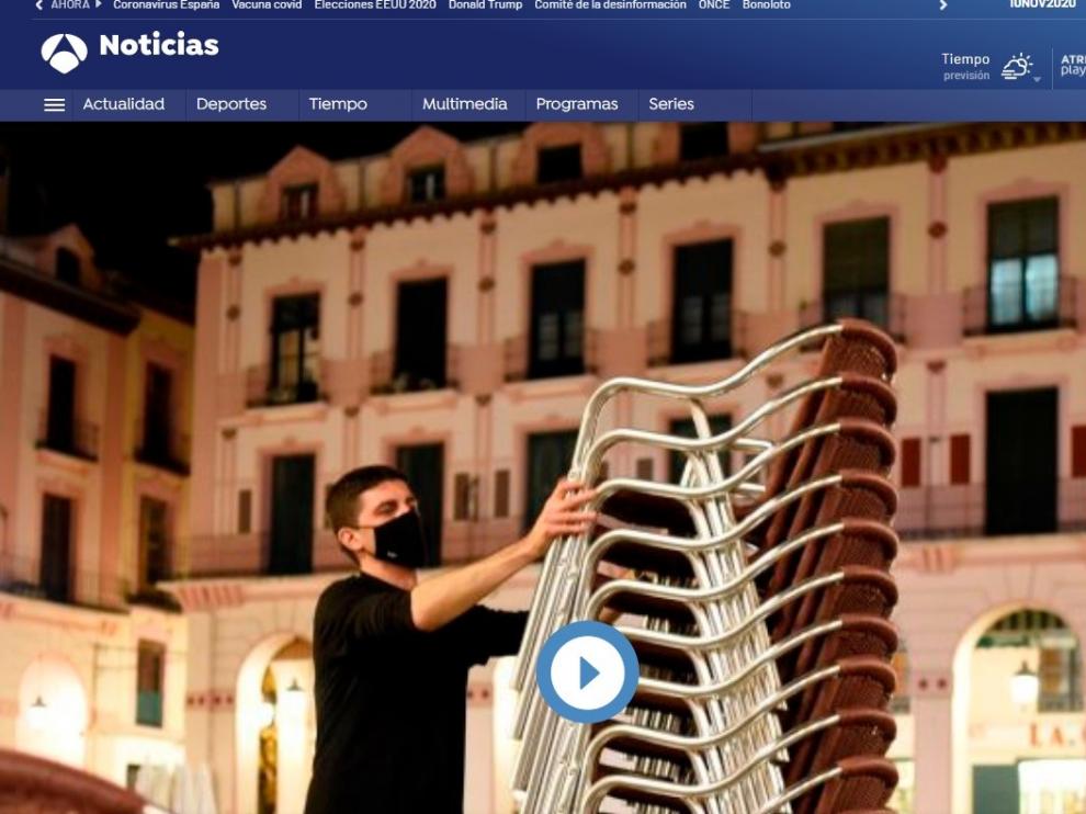 Los medios nacionales sitúan la plaza López Allué de Huesca en Valencia y Granada